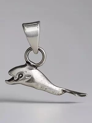 Sterling Dolphin Pendant | Sterling Silver Jewelry