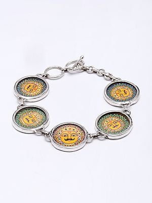 Hand-Painted Lord Surya Bracelet