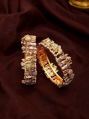 Traditional Ram Darbar Screw Openable Bangles