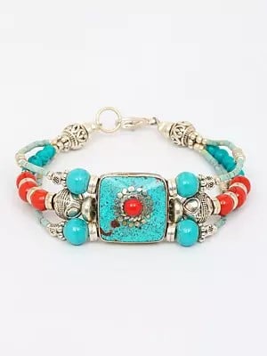 Tibetan Style Bracelet Beaded Bracelet