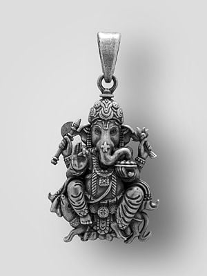 Chaturbhuja Lord Ganesha Pendant