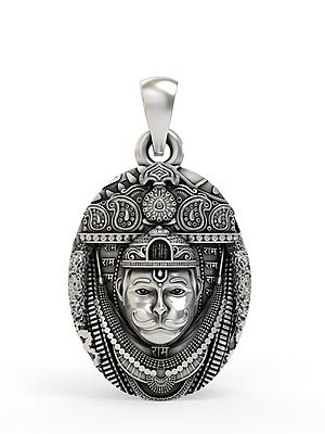 Bhurakhiya Hanuman Dada Face Pendant