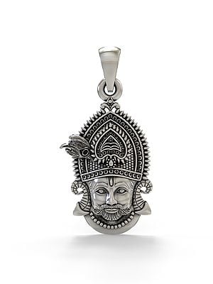 Khatu Shyam Baba Sterling Silver Pendant