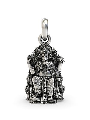 Ganesha Seated on Throne Pendant