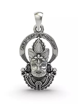 Sterling Silver Khatu Shyam Baba Pendant