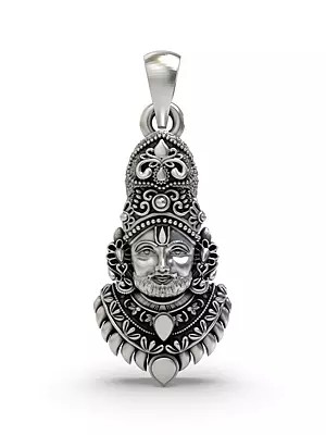 Sterling Silver Khatu Shyam Pendant