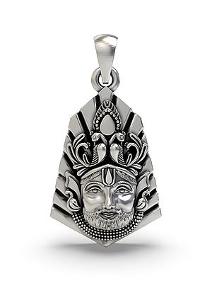 Sterling Silver Khatu Shyam Pendant
