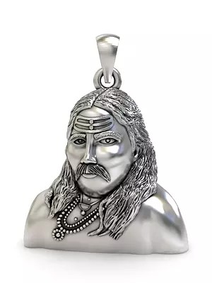 Shamji Bapu Sterling Silver Pendant