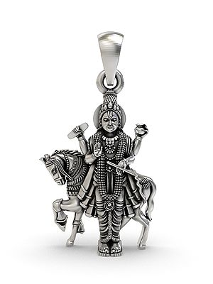 Shukra Dev (Shukracharya) Sterling Silver Pendant