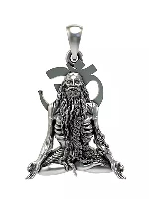 Guru Shri Siddhanath (Jai Girnari) Sterling Silver Pendant