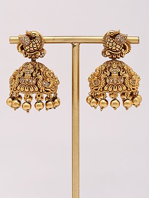 Traditional South Indian Bridal Jhumka Earrings