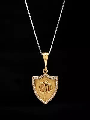 Brass Om Pendant | Religious Jewellery