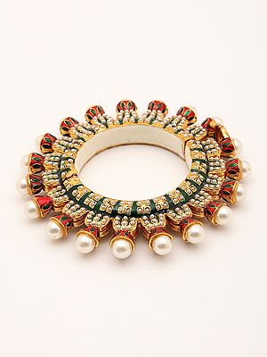 Meenakari Rajwadi Traditional Openable Bangles (Kada)