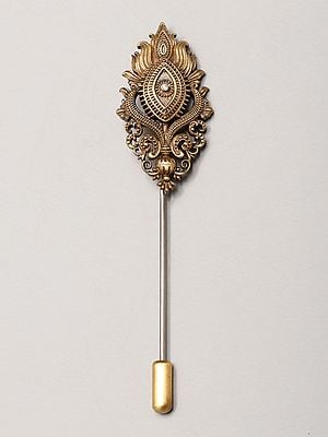 Trayambakam Brass Lapel Pin