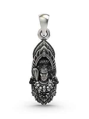 Mahadev (Lord Shiva) Sterling Silver Pendant