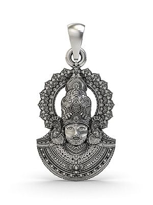 Sterling Silver Khatu Shyam Baba Pendant