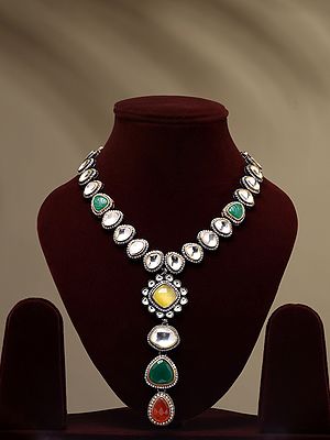 Monalisa Stone Studded Designer Necklace