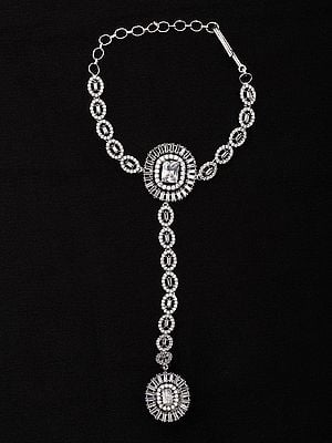 American Diamond Studded Hathpan (Hand Harness)