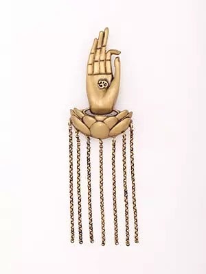 Buddha Blessing Hand Brooch