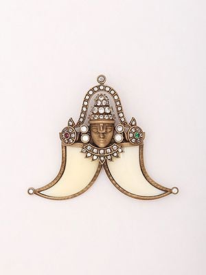 Tiger Nail Brooch with Lord Venkateshwara Swamy