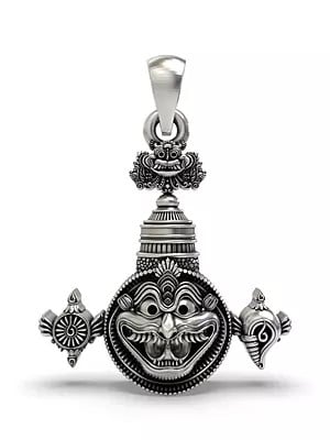 Narasimha Pendant with Shankh and Chakra