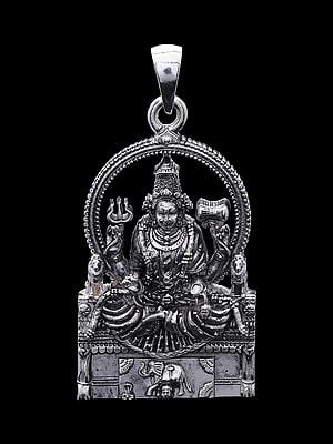 Sri Mannamma Devi Stelring Silver Folk Deity Pendant