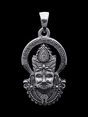 Sterling Silver Khatu Shyam Baba Pendant