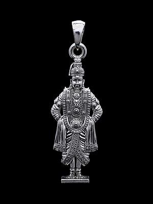 Lord Vitthal (Vithoba) Sterling Silver Pendant
