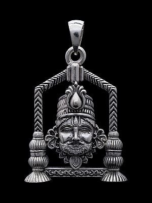 Shree Khatu Shyam Sterling Silver Pendant