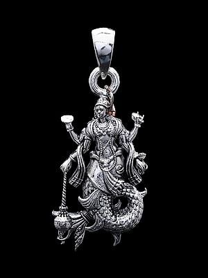 Lord Narayanan Sterling Silver pendant