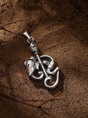 Karttikeya Vel with Tamil Om Pendant