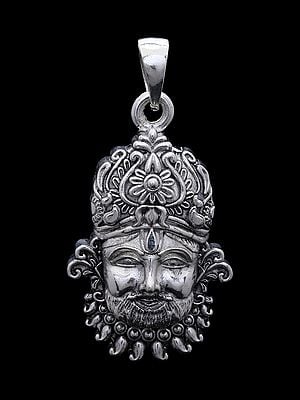 Sterling Silver Khatu Shyam Pendant
