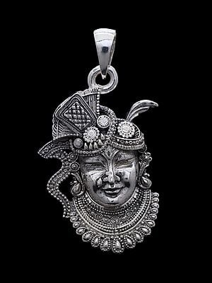 Shrinathji Face Sterling Silver Pendant