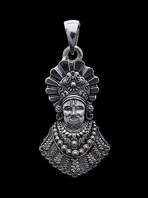 Khatu Shyam Baba Sterling Silver Pendant