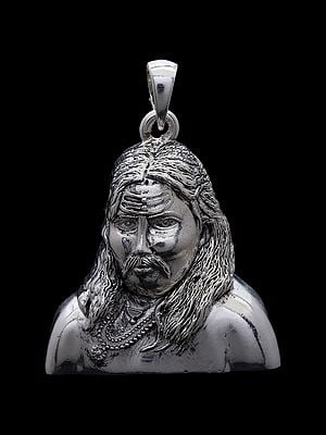 Shamji Bapu Sterling Silver Pendant