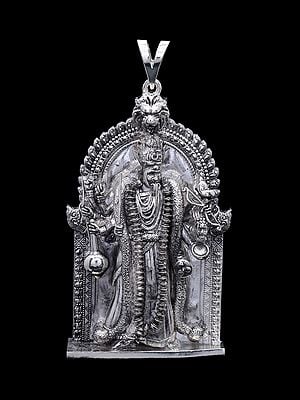 South Goddess Kali Sterling Silver Pendant