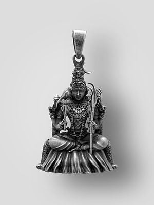 Goddess Kanchi Kamakshi Antique Finish Pendant