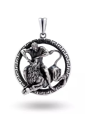 Hercules and The Nemean Lion Pendant