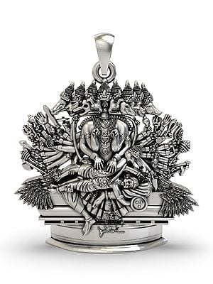 Ashtamukha Gandabherunda Narasimha Pendant