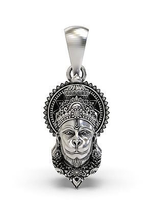 Lord Hanuman Face Pendant