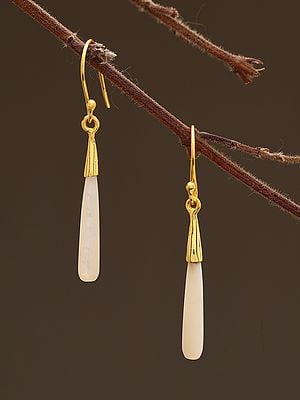 Sterling Silver Pearl Hook Earrings
