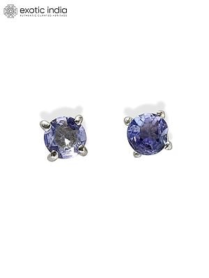 Small Faceted Tanzanite Earrings