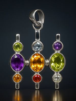 Fine Cut Gemstone Pendant
