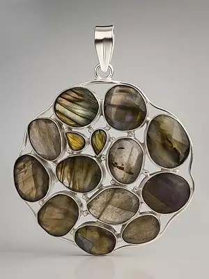 Faceted Labradorite Pot Pourri Pendant