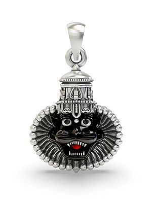 Narasimha Face Sterling Silver Pendant