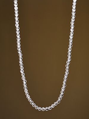 Clear Quartz Beads Japa Mala