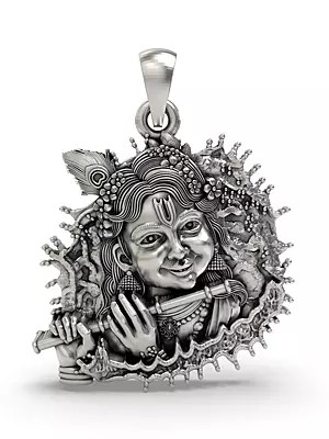 Fluting Bal Krishna Pendant