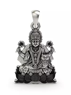 Goddess Lakshmi with Owl Pendant