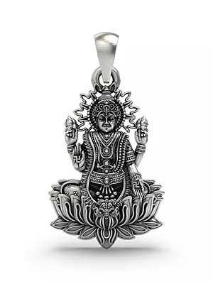 Four Armed Goddess Lakshmi Pendant