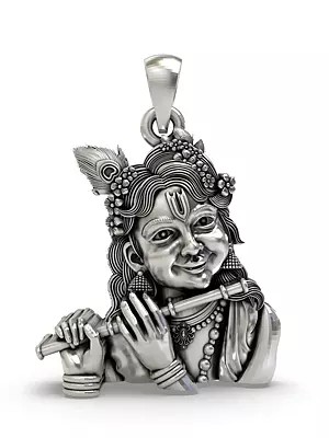 Fluting Lord Krishna Pendant
